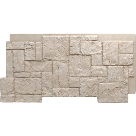 Ekena Millwork Castle Rock Stacked Stone, StoneWall Faux Stone Siding Panel PNU24X48CRSS